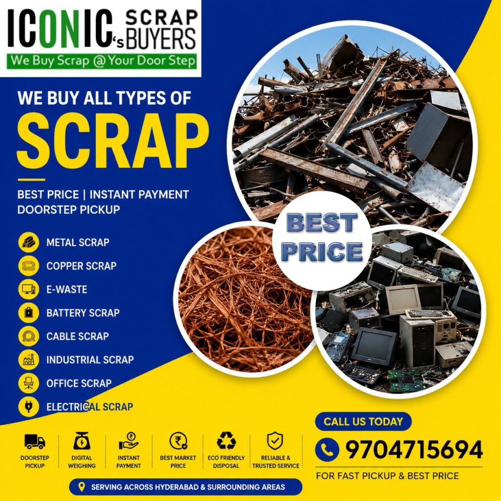 Scrap Buyers in Jeedimetla | Iconic Scrap Buyers Hyderabad