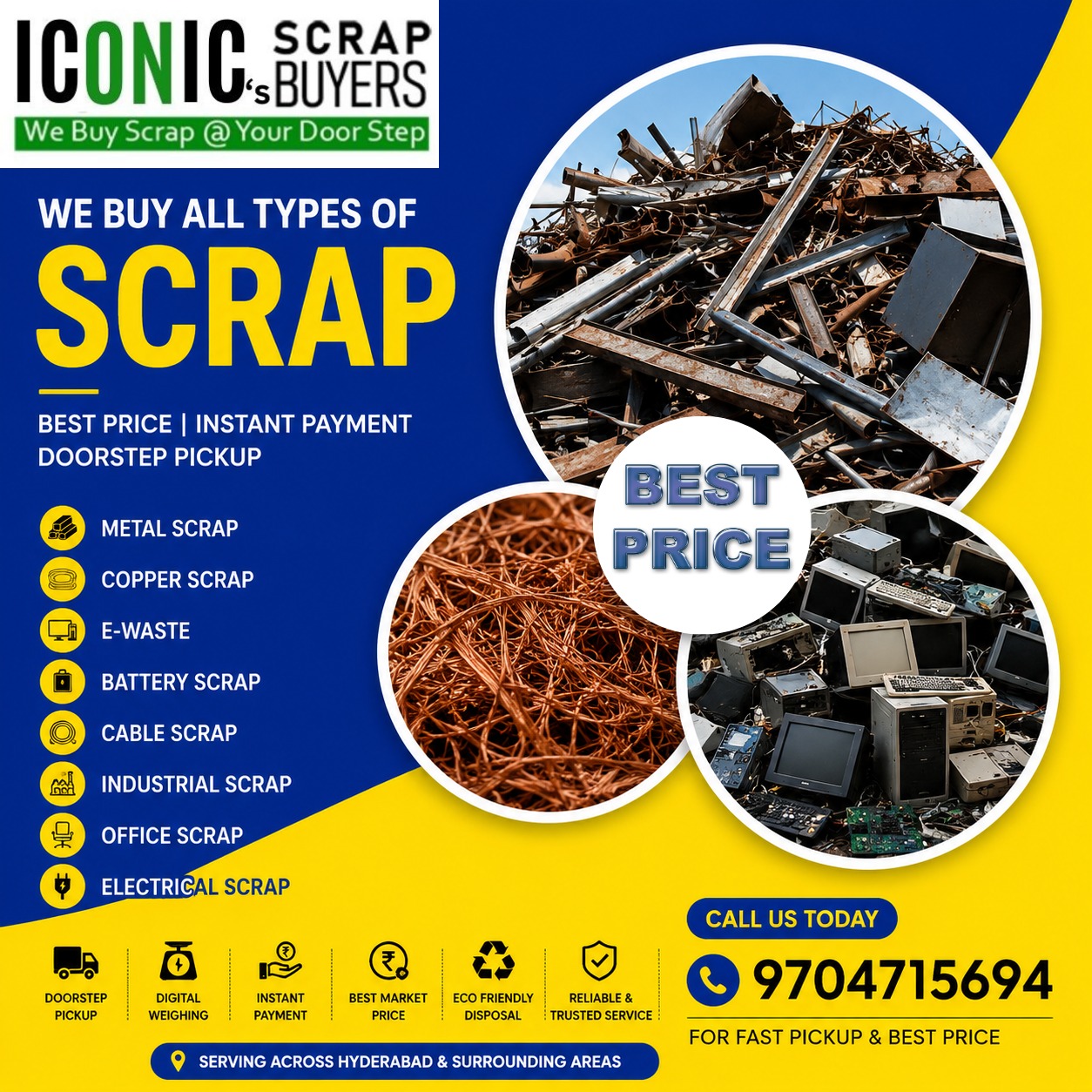 Scrap Buyers in Jeedimetla | Iconic Scrap Buyers Hyderabad
